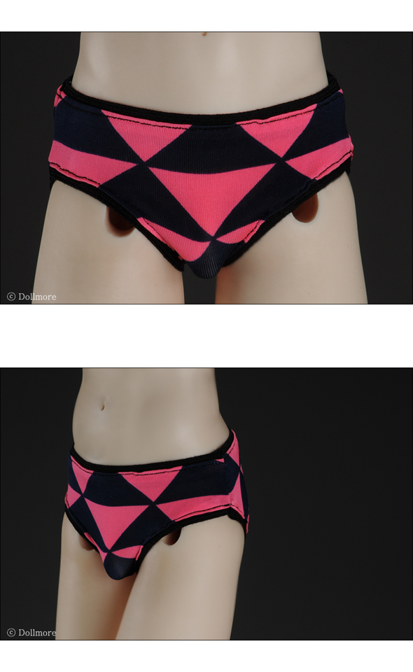 Model M - Acrobat Boy Panty (Pink & Navy)