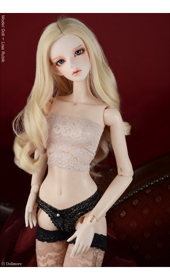  Model F Size - Lace Slim T Panty (Black)