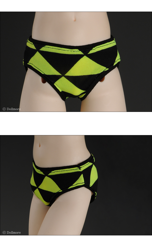 SD - Acrobat Boy Panty (Yellow Green & Black)