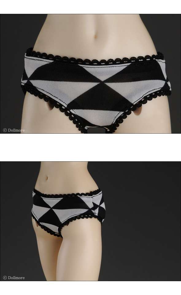 SD - Acrobat Girl Panty (Black & White)