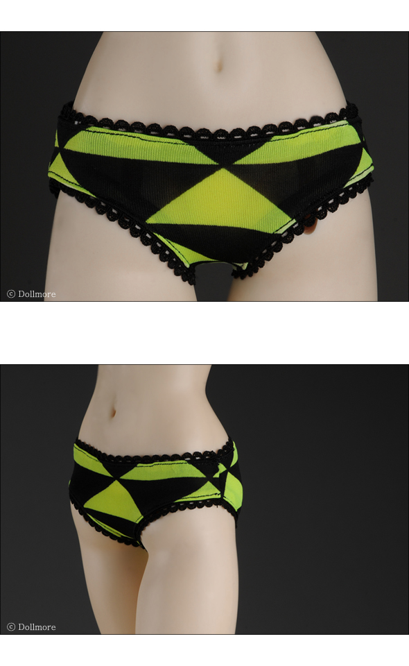 SD - Acrobat Girl Panty (Yellow Green & Black)