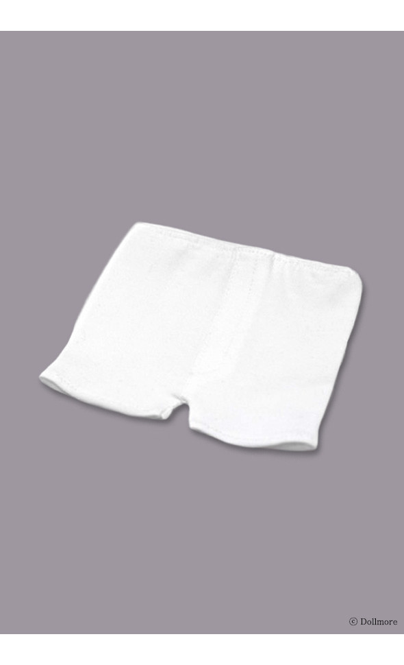SD - Boy trunk span panties (White)