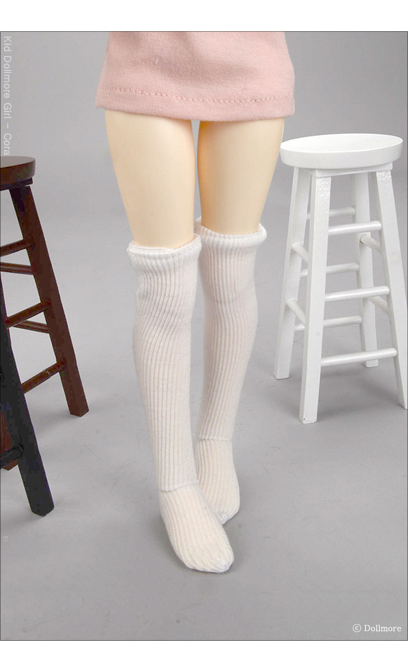 MSD Size - HYW Knee Socks (Cream)[A9-5-2]