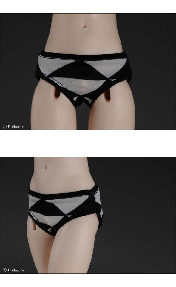 MSD - Acrobat Boy Panty (Black & White)