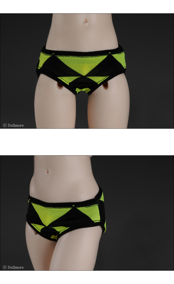 MSD - Acrobat Boy Panty (Yellow Green & Black)