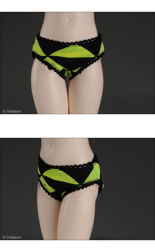 MSD - Acrobat Girl Panty (Yellow Green & Black)