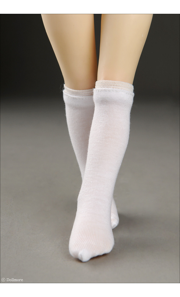 Narsha Size - Smart Knee Socks (White)