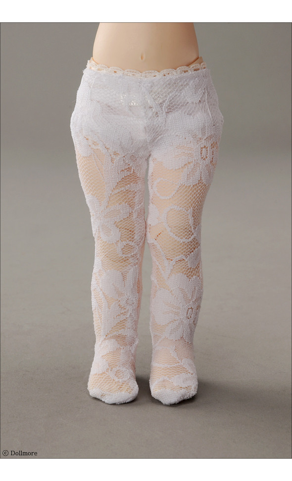 Dear Doll Size - Lace Fanta Panty Stocking (White)