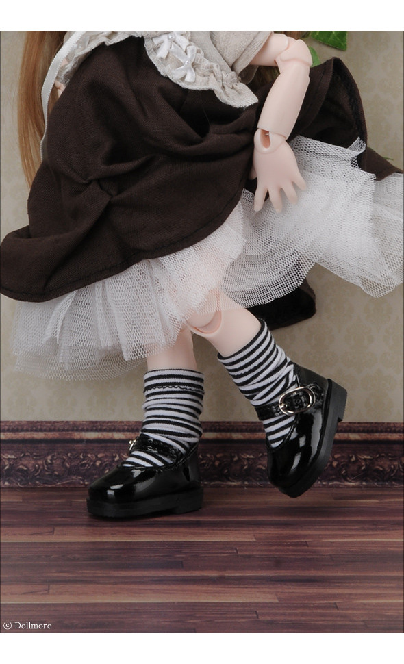 Dear Doll Size - Loose Socks (B&W)