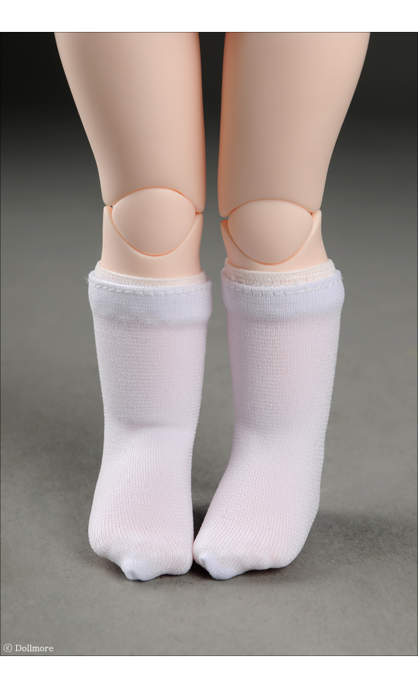 Dear Doll Size - Smart Knee Socks (White)