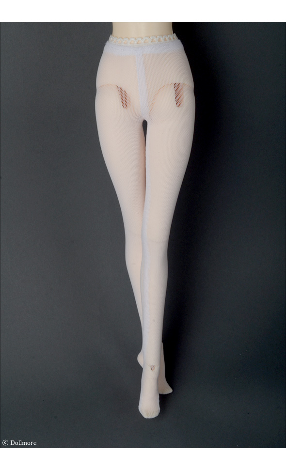 16 inch Fashion Doll Size - UPK Panty Stockings (White)