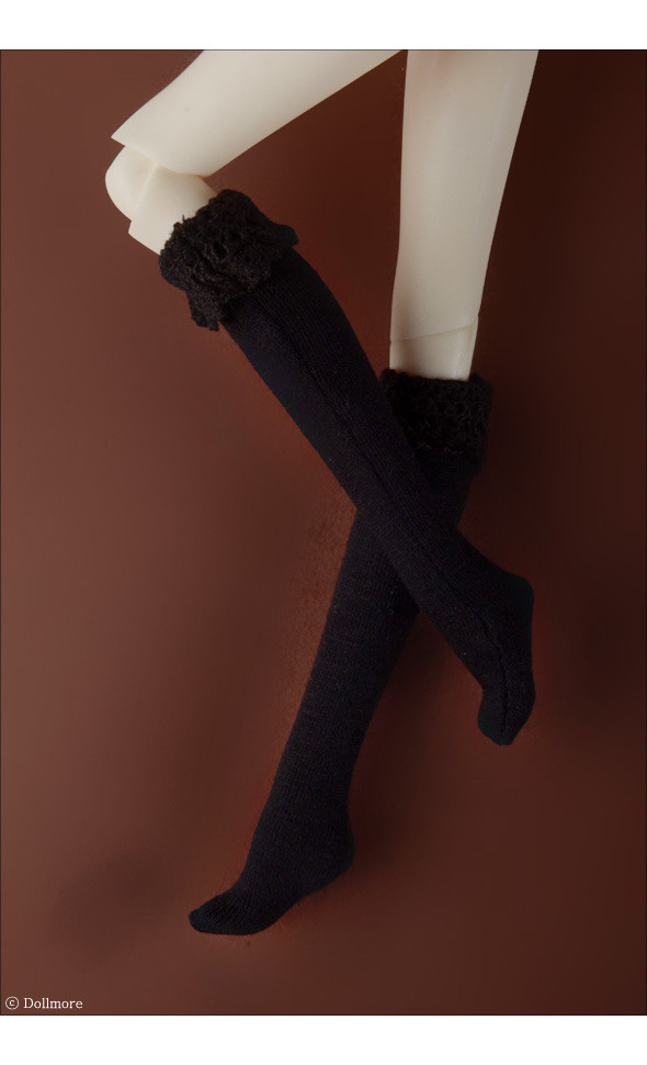 12 inch Size - PGS Knee Socks (Black)
