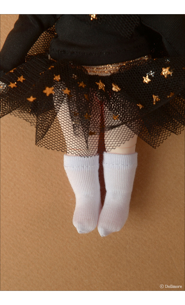 Bebe Doll Size - Hehe Socks (White)