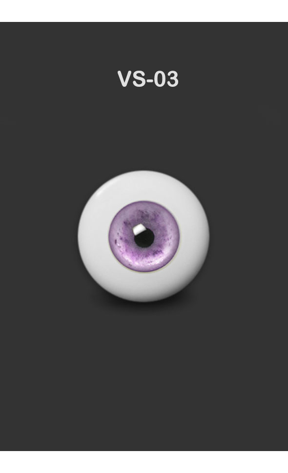 6mm - Contemporary Style Half-Round Acrylic Eyes (VS-03)