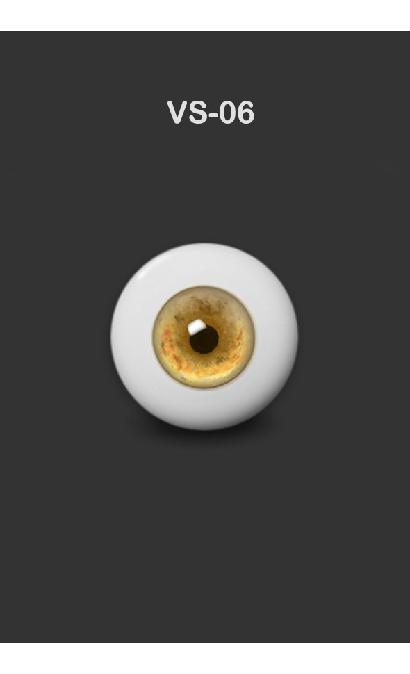 6mm - Contemporary Style Half-Round Acrylic Eyes (VS-06)
