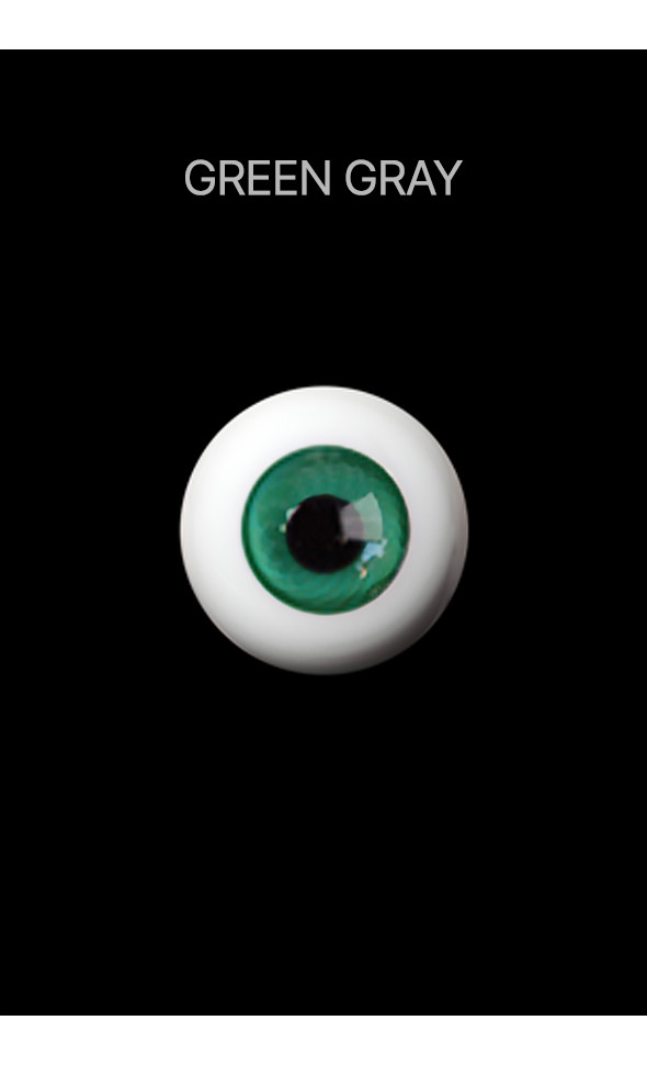 10mm Meister Glass Eyes (GREEN GRAY)[N7-2-6]
