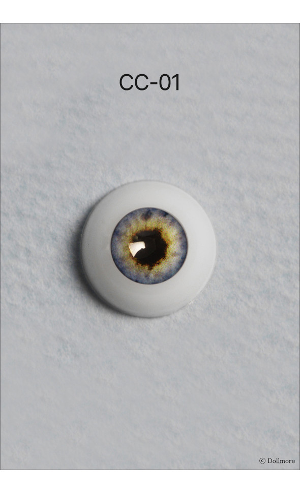 12mm - Optical Half Round Acrylic Eyes (CC-01)[N6-2-1]