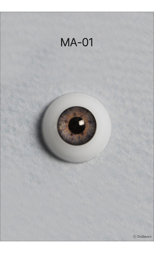 12mm - Optical Half Round Acrylic Eyes (MA-01)[N6-2-1]