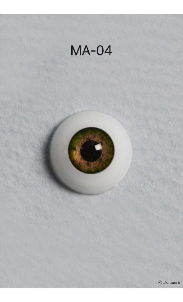 12mm - Optical Half Round Acrylic Eyes (MA-04)[N6-2-1]