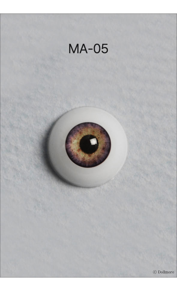 12mm - Optical Half Round Acrylic Eyes (MA-05)[N6-2-1]
