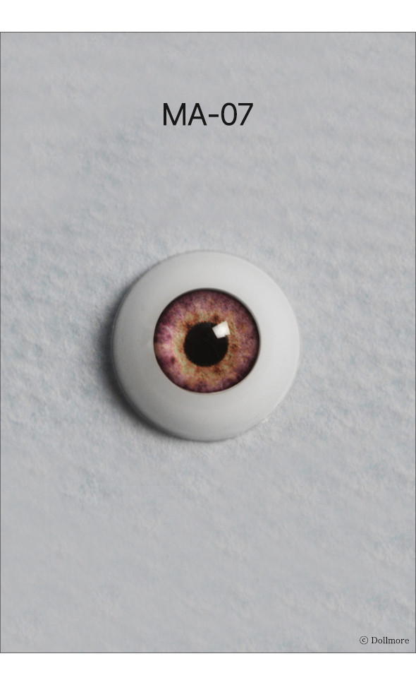 12mm - Optical Half Round Acrylic Eyes (MA-07)[N6-2-1]