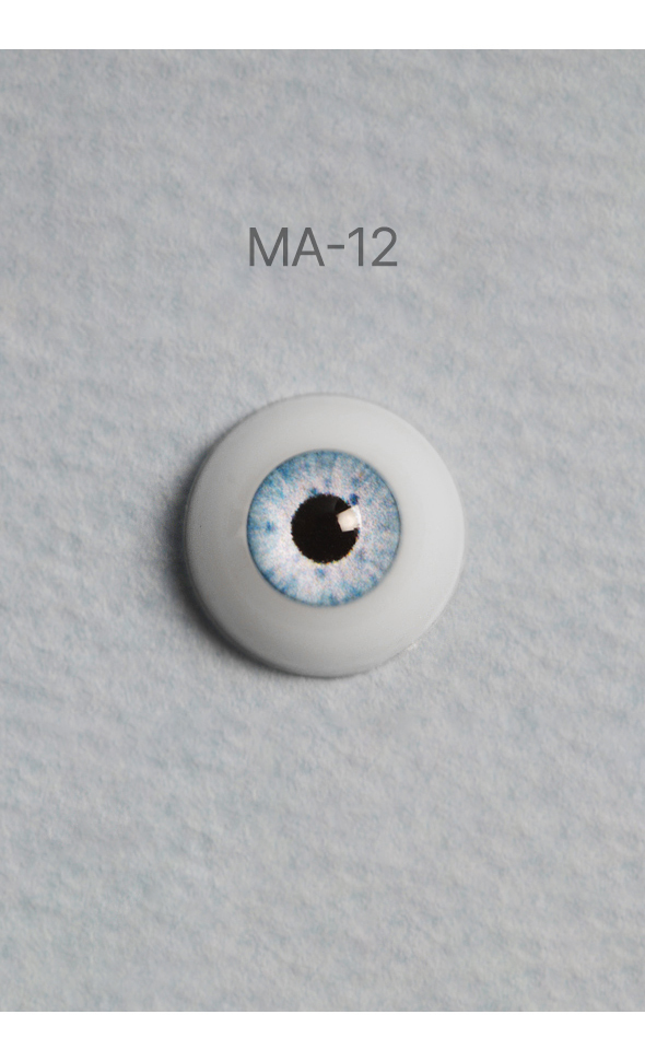 12mm - Optical Half Round Acrylic Eyes (MA-12)[N6-2-1]