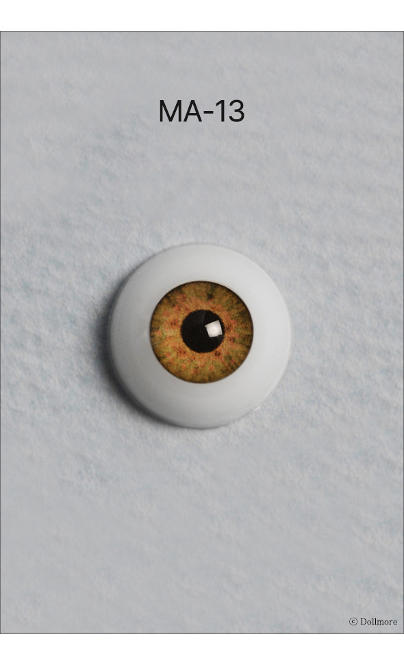 12mm - Optical Half Round Acrylic Eyes (MA-13)[N6-2-1]