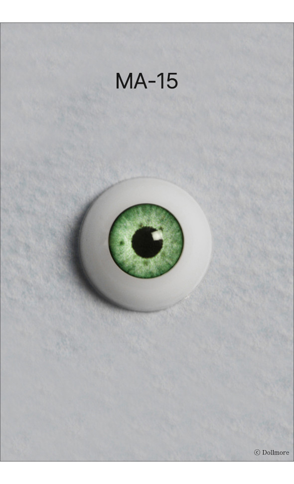 12mm - Optical Half Round Acrylic Eyes (MA-15)[N6-2-1]