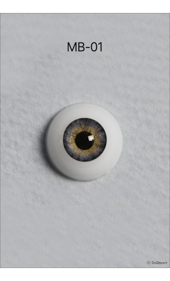 12mm - Optical Half Round Acrylic Eyes (MB-01)[N6-2-2]
