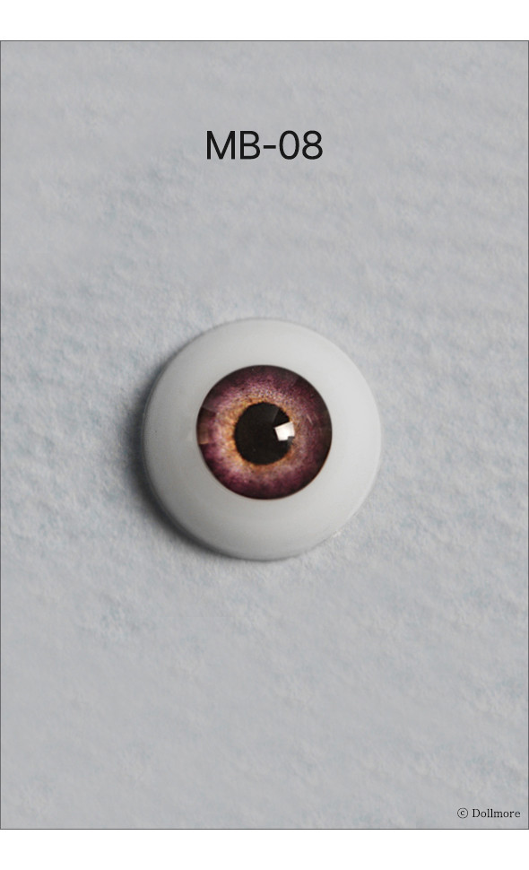 12mm - Optical Half Round Acrylic Eyes (MB-08)[N6-2-2]