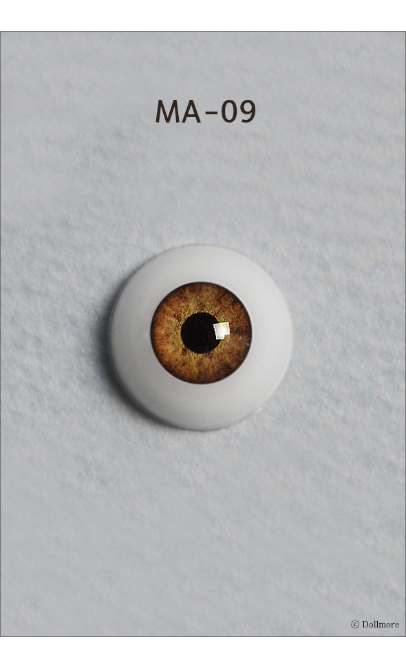 12mm - Optical Half Round Acrylic Eyes (MA-09)[N6-2-1]