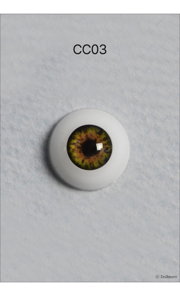 14mm - Optical Half Round Acrylic Eyes (CC03)[N6-2-6]