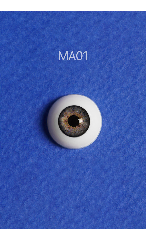 14mm - Optical Half Round Acrylic Eyes (MA01)