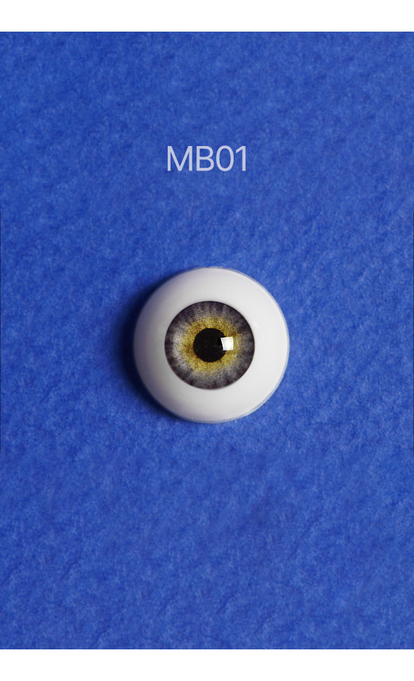 14mm - Optical Half Round Acrylic Eyes (MB01)