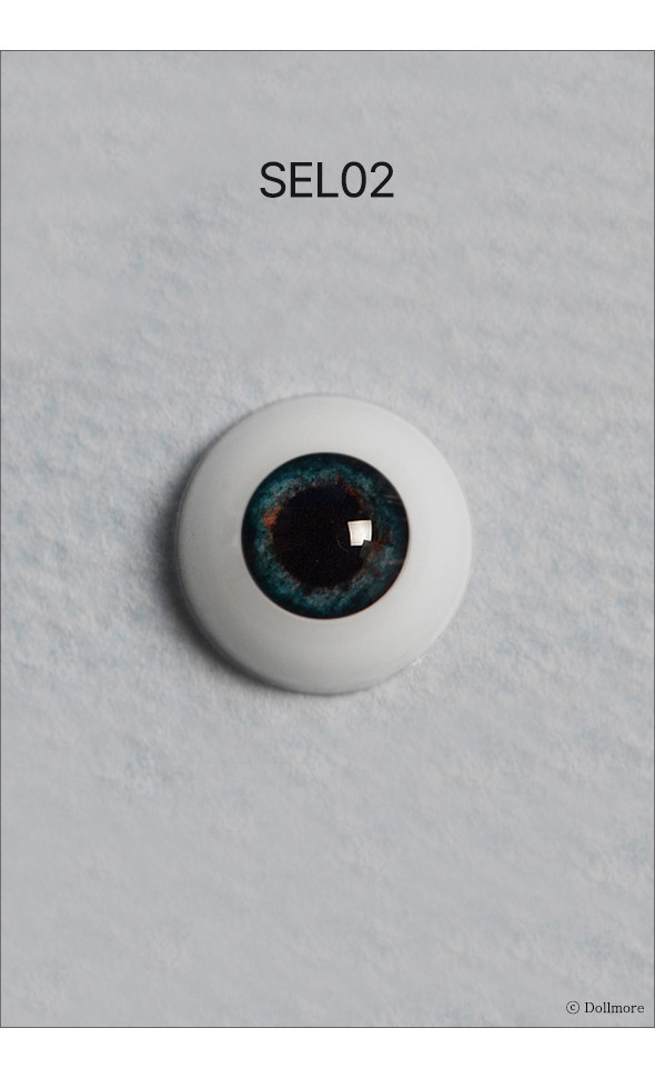 14mm - Optical Half Round Acrylic Eyes (SEL02)[N6-2-5]