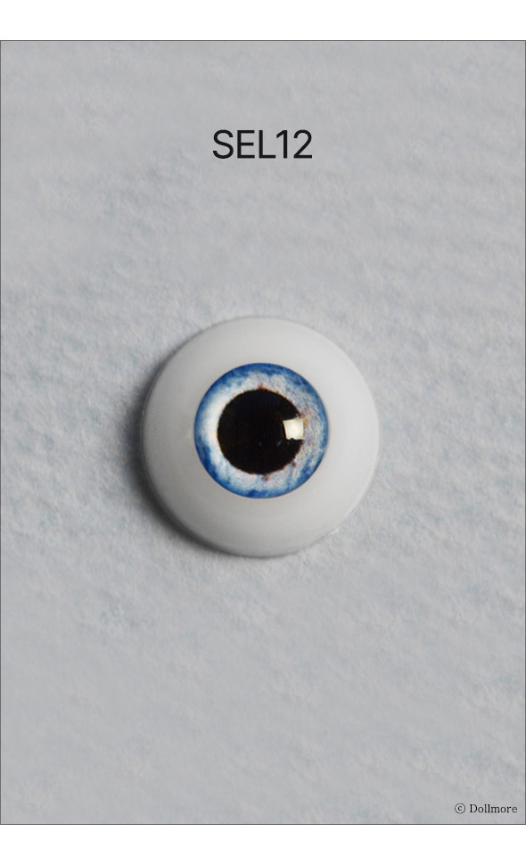 14mm - Optical Half Round Acrylic Eyes (SEL12)[N6-2-5]