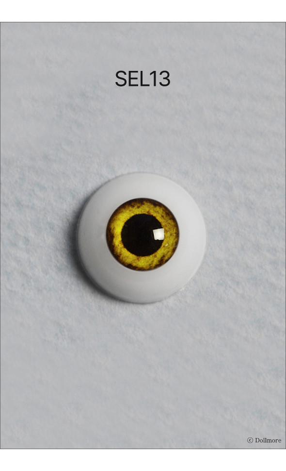 14mm - Optical Half Round Acrylic Eyes (SEL13)[N6-2-5]