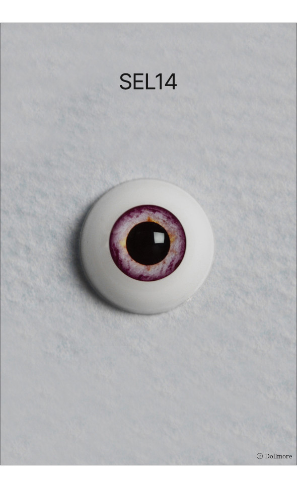 14mm - Optical Half Round Acrylic Eyes (SEL14)[N6-2-5]