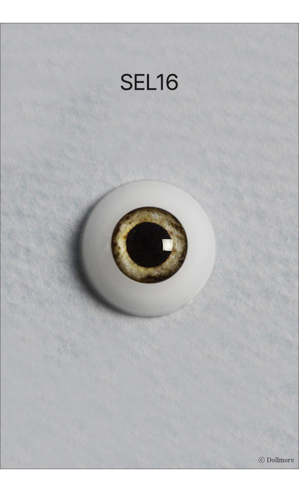 14mm - Optical Half Round Acrylic Eyes (SEL16)[N6-2-5]