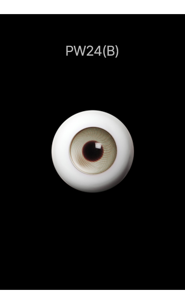 14mm Solid Glass Doll Eyes - PW24(B)