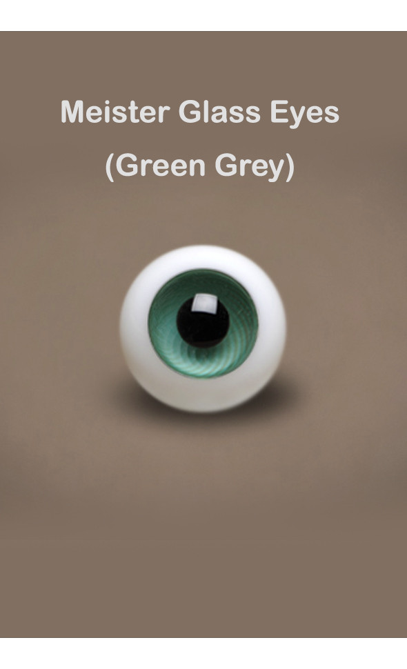 Meister Glass Eyes 14mm (Green Grey)