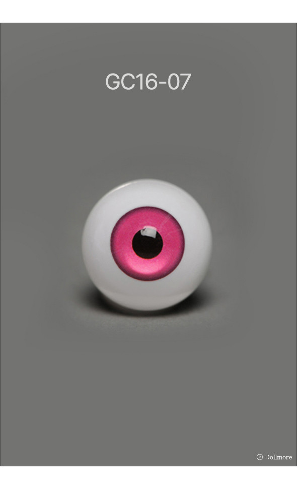 (국산) Crystal acrylic eyes 16mm - GC16-07 Deep Pink[N6-3-6]