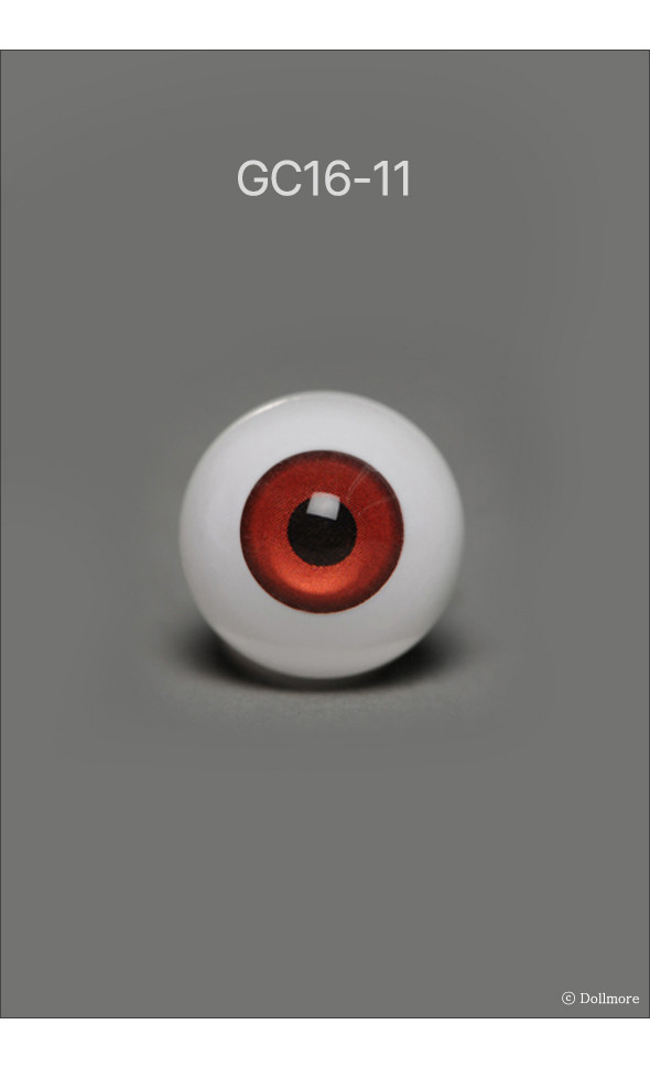 (국산) Crystal acrylic eyes 16mm - GC16-11 Crimson[N6-3-6]