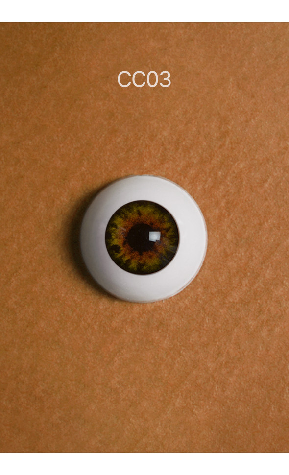 16mm - Optical Half Round Acrylic Eyes (CC03)