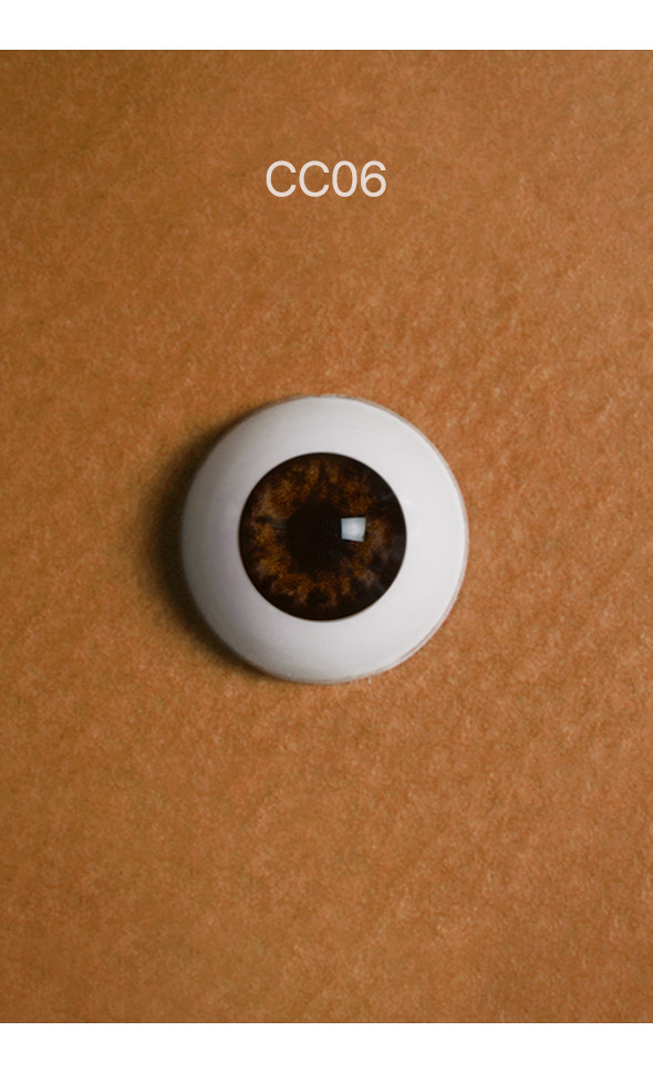 16mm - Optical Half Round Acrylic Eyes (CC06)