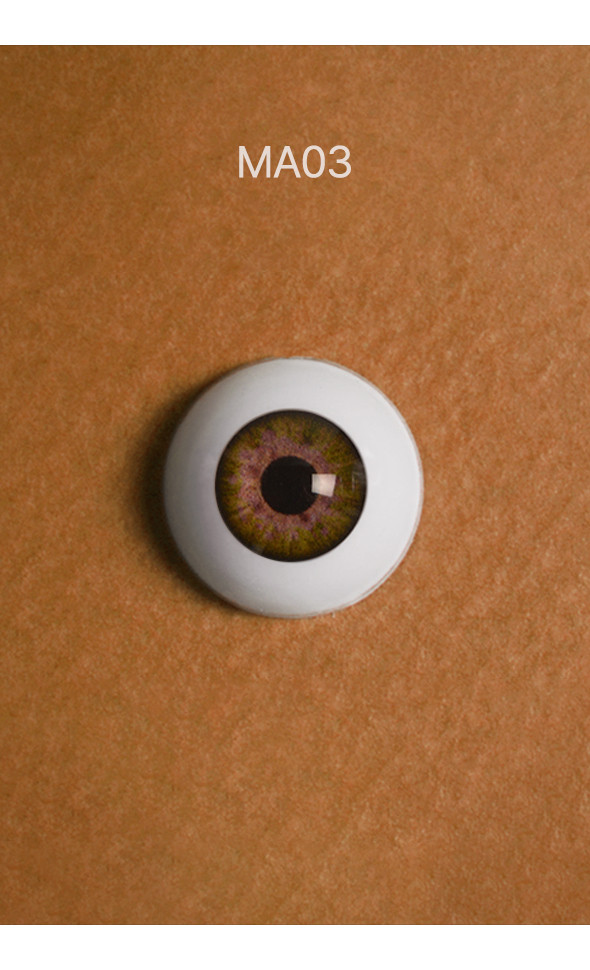16mm - Optical Half Round Acrylic Eyes (MA03)