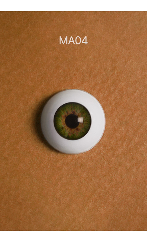 16mm - Optical Half Round Acrylic Eyes (MA04)