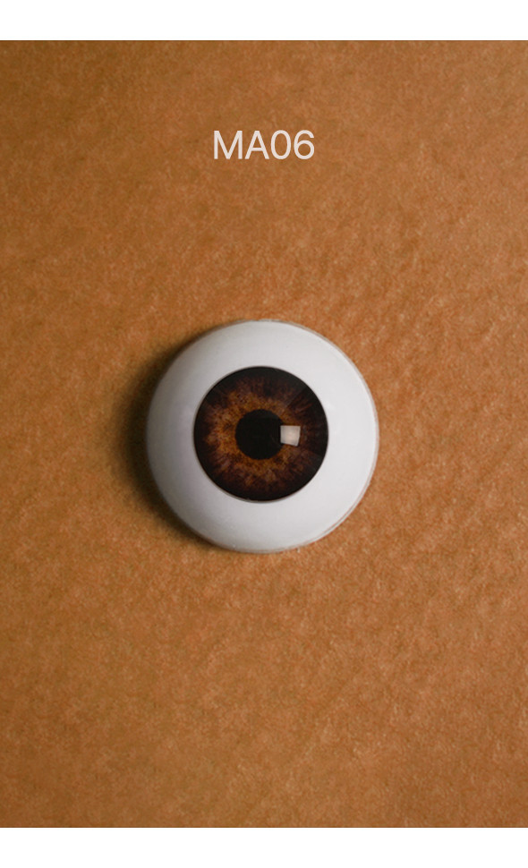 16mm - Optical Half Round Acrylic Eyes (MA06)