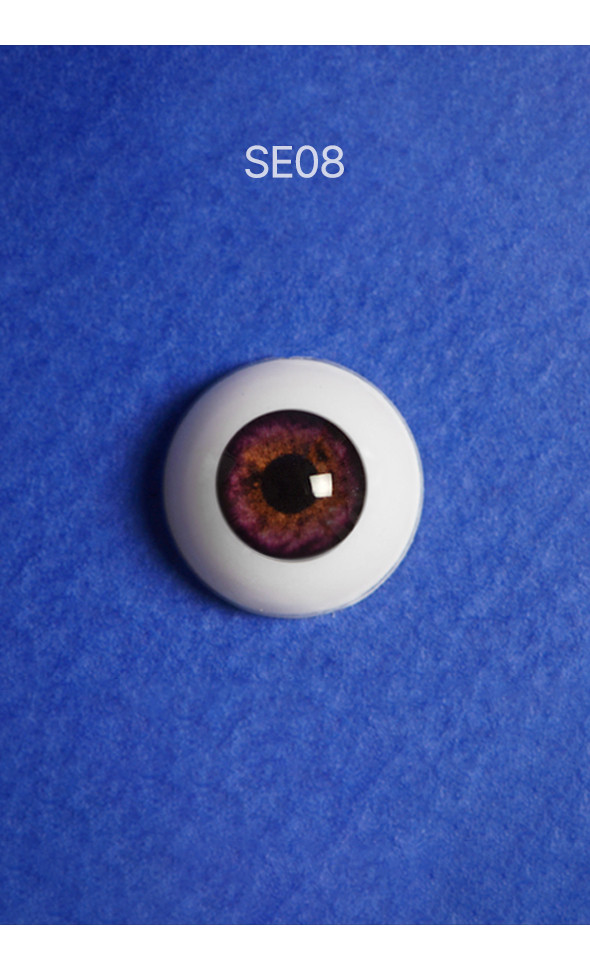 16mm - Optical Half Round Acrylic Eyes (SE08)
