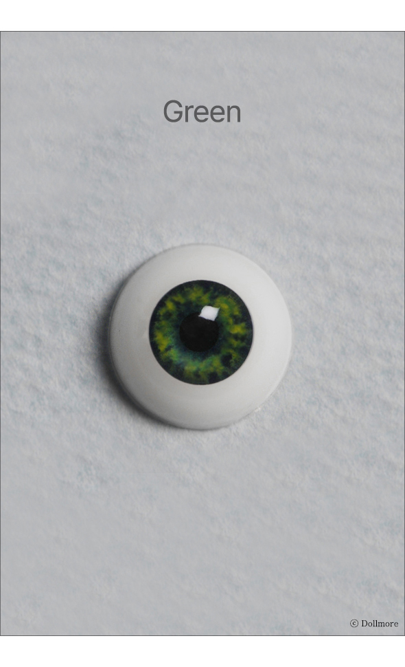 20mm Half-Round Acrylic Eyes (Green)